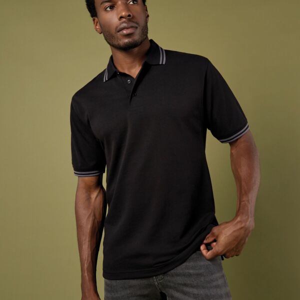Classic Fit Tipped Collar Polo Thumbnail